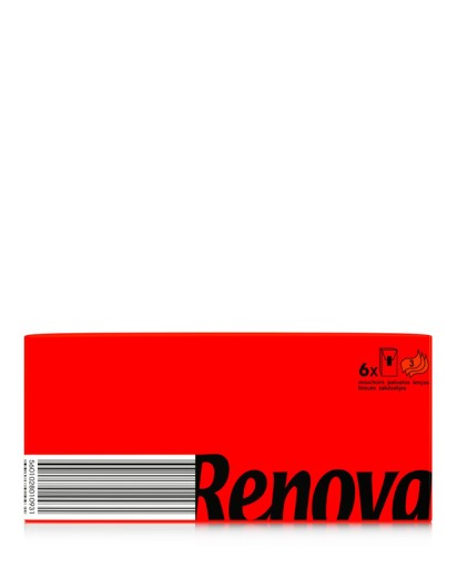 Renova vreckovky, červené, 6x10