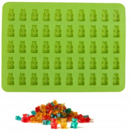JELLY MOLDER haribo pralinky malé Formička MEDVÍDA 50 ks + pipeta