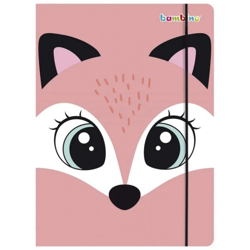 Školská zložka Koala/Fox A4 s gumičkou