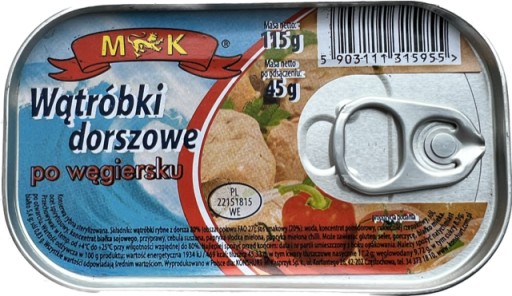 TRESKA PEČEŇ MAĎARSKÁ 115G MK