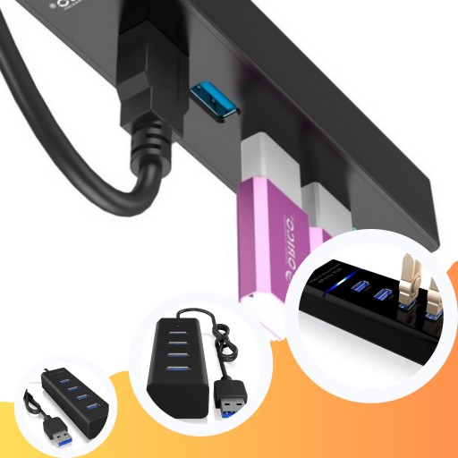 SPLITTER PORT SPLITTER HUB 4x USB 3.0