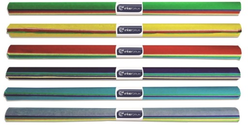 6x A3 SMOOTH hodvábny papier na kotúčoch, 10 interprintových farieb, 30 cm