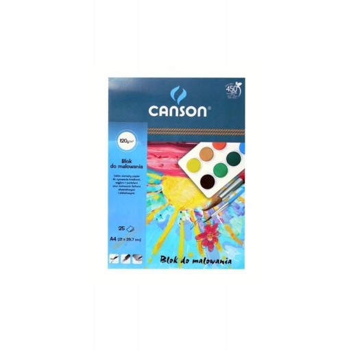 Canson maliarsky blok A4, 120 g, 25 listov