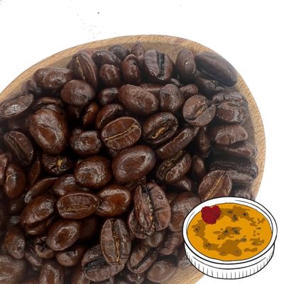CREME BRULEE Zrnková káva s príchuťou Arabica/mletá 100g