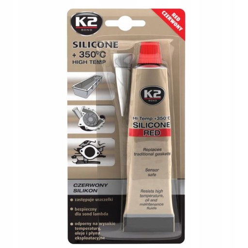 SILIKÓN Červený silikón, +350°C, 85 g