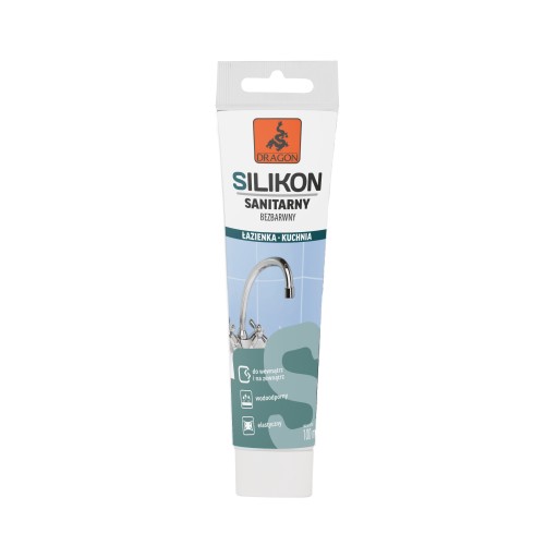 Sanitárny silikón 100 ml bezfarebný drak