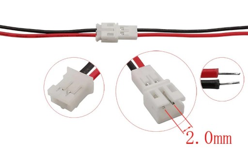 729 PH2.0 kábel (JST/PHR-2) Li-ion Wemos Lite