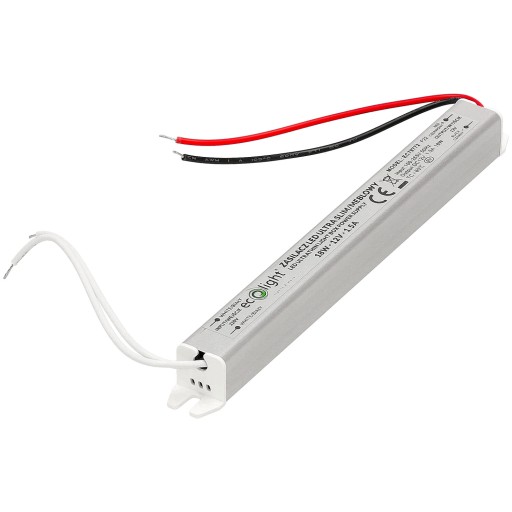 LED ultra tenký 1,5A 18W 12V nábytkový zdroj