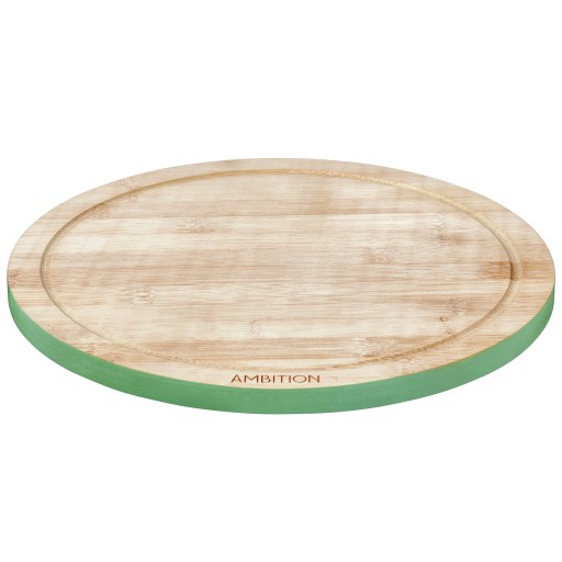29286 Bizet bambusová doska na krájanie 28 cm okrúhla AMBITION