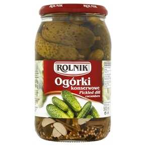 FARMÁRSKE UHORKY Z KONZERVY 900ML