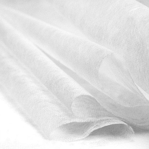 HRUBÝ FILSELINE S LEPIKOM Netkaná textília Wigofil 34g - Biela