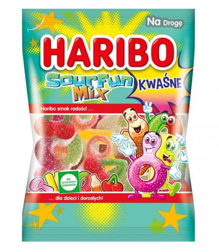 HARIBO SOURFUN ZMES KYSNUTÉ ŽELÉ 85 g