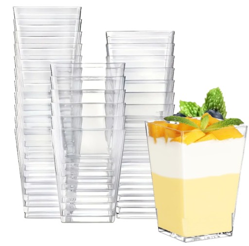 Dezertné šálky Fingerfood PYRAMID nádoba na občerstvenie 160ml 20 ks