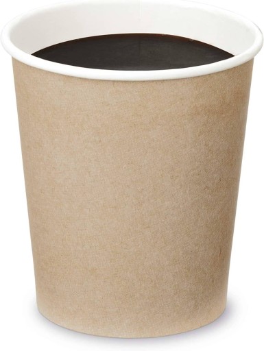 100ml PAPIEROVÉ ŠÁLKY NA KÁVU, KRAFT NÁPOJE, 50 KS