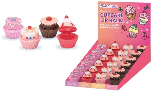 Balzam na pery pre deti sladké cupcakes Balzam na pery Martinelia 2g