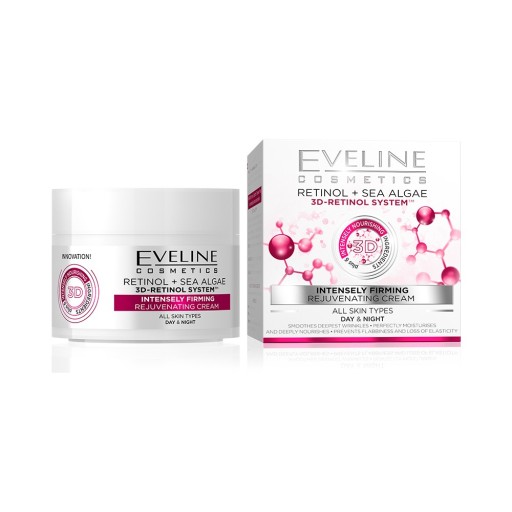 Krém na tvár Eveline Cosmetics Retinol+Algae