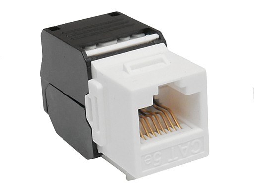 RJ45/8P8C zásuvka kat.5E UTP typ KEYSTONE beznástrojové LSA kontakty