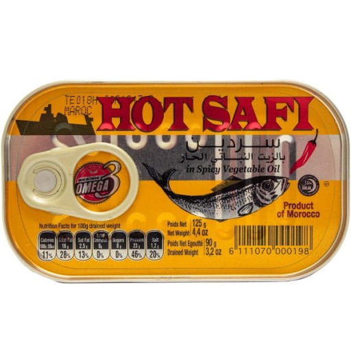 SARDINKY V OLEJI 125G S CHILLI M&K