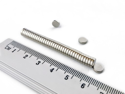 VALEC NEODYMOVÝ MAGNET 6x1,5 N38 SADA 40 KS