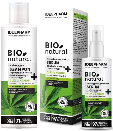 BioNatural set šampón 400 ml + sérum 200 ml