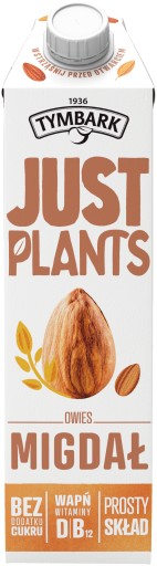 Tymbark Just Plants Drink Oats Mandľový 1 l