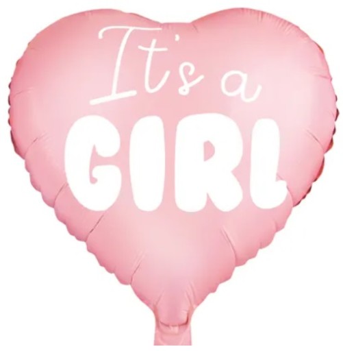 Ide o pôrodné balóny pre dievčatko Baby Shower 6 ks