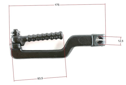 Štartovacia páka pre 4T kolobežku