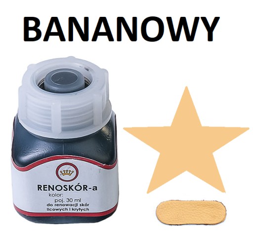 FARBA NA KOŽKU FARBA RENO KOŽA banán
