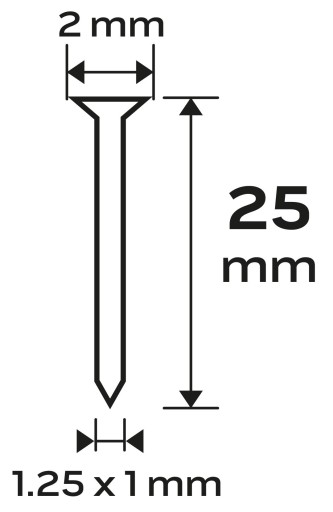 Pozinkované klince do pneumatickej zošívačky