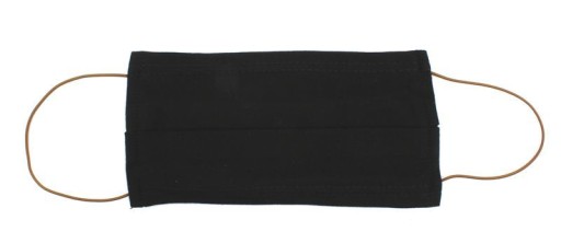 Ochranná maska, 1 vrstva, čierna L/XL