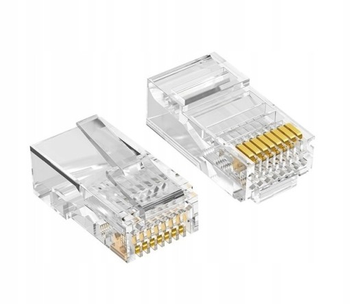 ZÁSTRČKA SIEŤ ZÁSTRČKA INTERNET CAT6 RJ45 8P8C X100