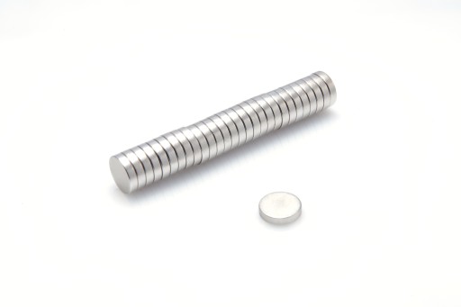 Neodymový magnet valcový MW 9x2 mm N38 10 ks.