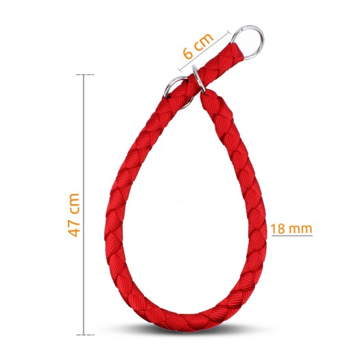 Obojok Cavo, L: 47–55 cm/Ø 18 mm, červený