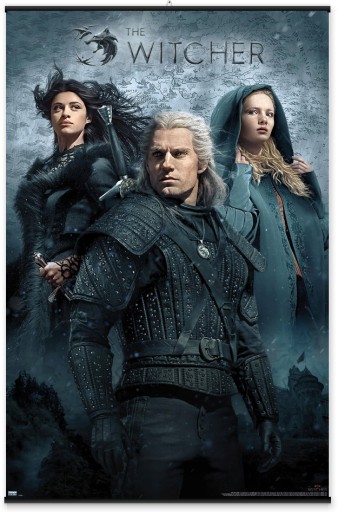 Plagát Zaklínač Ciri Geralt Yennefer 61x91,5 cm