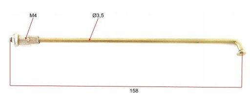 Matica na motocykel NYPEL M4 158 mm