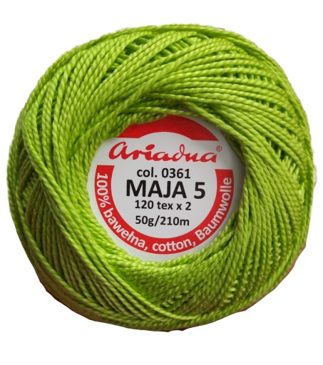 Cordonek MAJA 5 ariadna 210m - 361- akvamarín