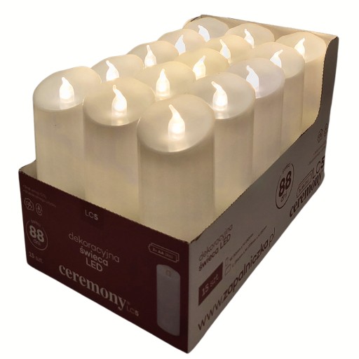 LED elektrická vložka do sviečky na sviečky 15 cm + batérie ZDARMA