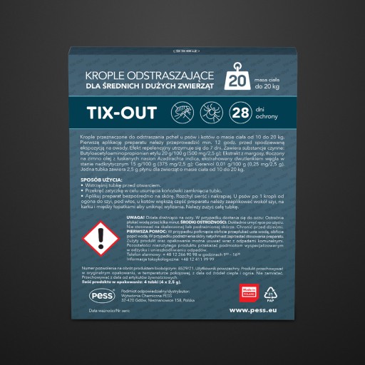 Obojok s kvapkami proti blchám a kliešťom pre psov a mačky + návlek.