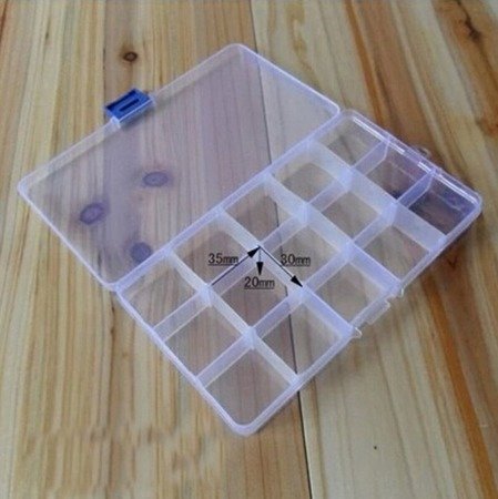 Organizérový kontajner s 15 priehradkami 175x100x22mm