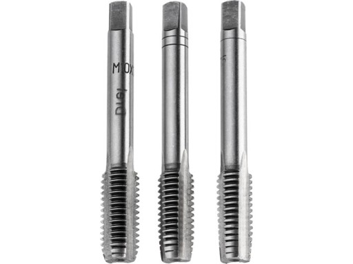 METRICKÉ ZÁVITNÍKY 3 ks M10 x 1,5mm