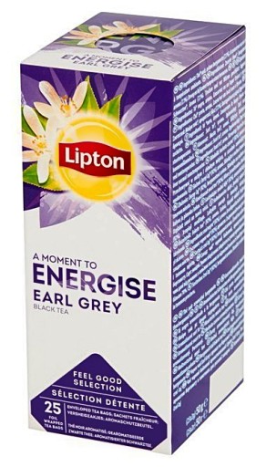 EARL GREY Lipton čaj 25 obálok