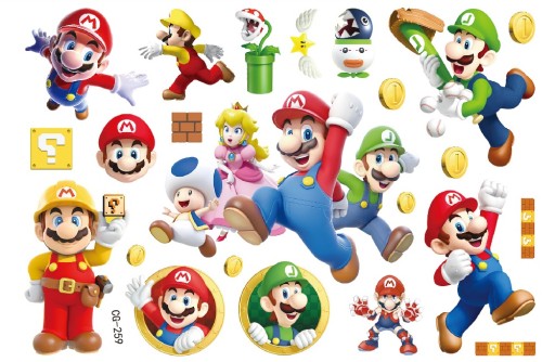 Umývateľné tetovanie pre deti SUPER MARIO CG259