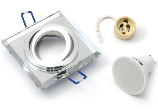 SET držiak halogénovej žiarovky + GU10 LED 5W