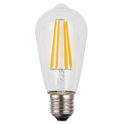 RETRO EDISON ST64 E27 LED ŽIAROVKA 230V 8W TEPL