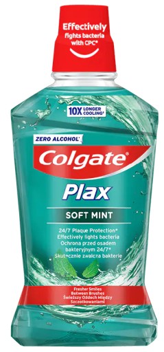 COLGATE PLAX SOFT MINT ústna voda 500 ml