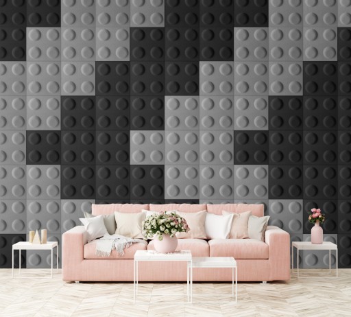 NÁstenné PANELY MÄKKÉ PLSTENÉ BLOKY 15X15 MÄKKÉ