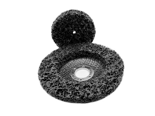 Extra hrubá netkaná textília Włosy Negro 125 x 22,2 mm + 75 mm