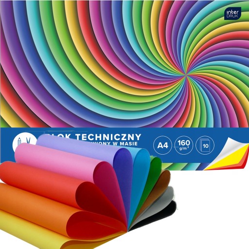 INTERPRINT TECHNICKÝ BLOK A4 FARBA 10 LISTOV FARBA PREMIUM
