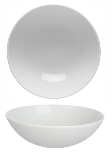 Hlboký tanier 18 cm biely porcelán Boss LUBIANA