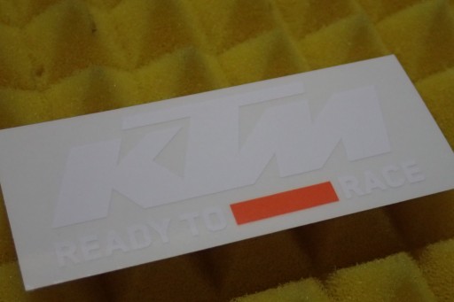 NÁLEPKA KTM LOGO NÁLEPKA 8,3 x 3,5 cm
